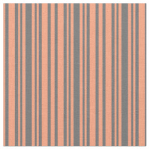 Tissu Saumon clair et Motif rayé gris Dim