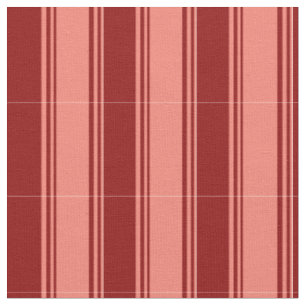 Tissu Saumon et rouge foncé Trappes/Motif de lignes