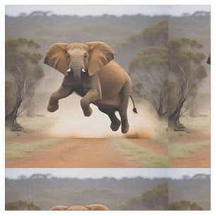 Tissu Saut de kangourou éléphant,