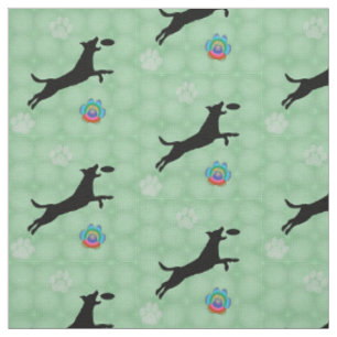 Tissu Sauts de chien de disque