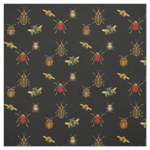 Tissu Scarabées vintages