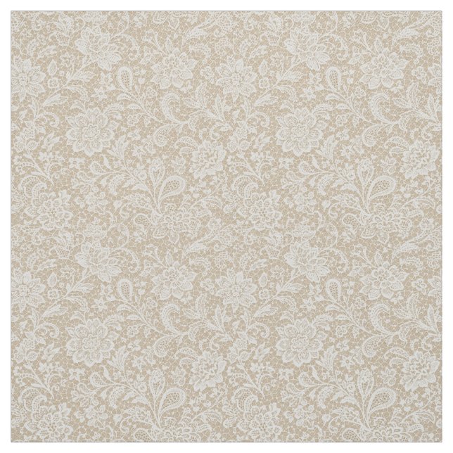 Tissu Seamless Lace Floral Pattern (Échantillon)