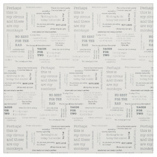 Tissu Service de mini-messages de machine à écrire