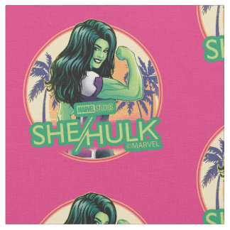 Tissu She-Hulk Retro Palm Tree Graphic
