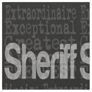 Tissu Sheriff Extraordinaire