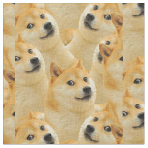 Tissu Shiba Inu, Husky, Golden Cute Dog. Coupette