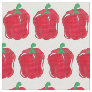 Tissu Shiny Red Bell Poivre Jardin Veg Vegetable Aliment
