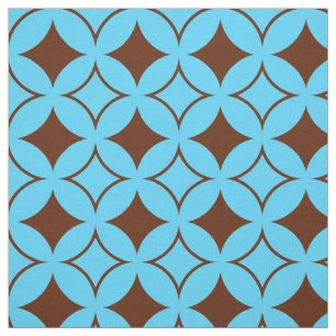 Tissu Shippo bleu et marron