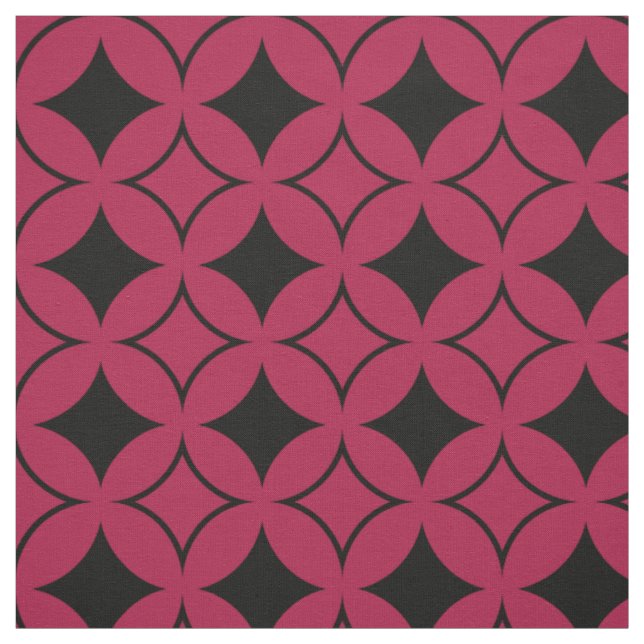 Tissu Shippo rouge et noir (Échantillon)