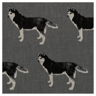 Tissu Siberian Husky