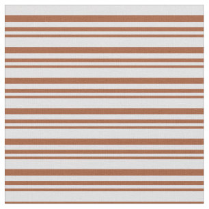 Tissu Sienna & Lavender Coloured Striped/Linked Motif
