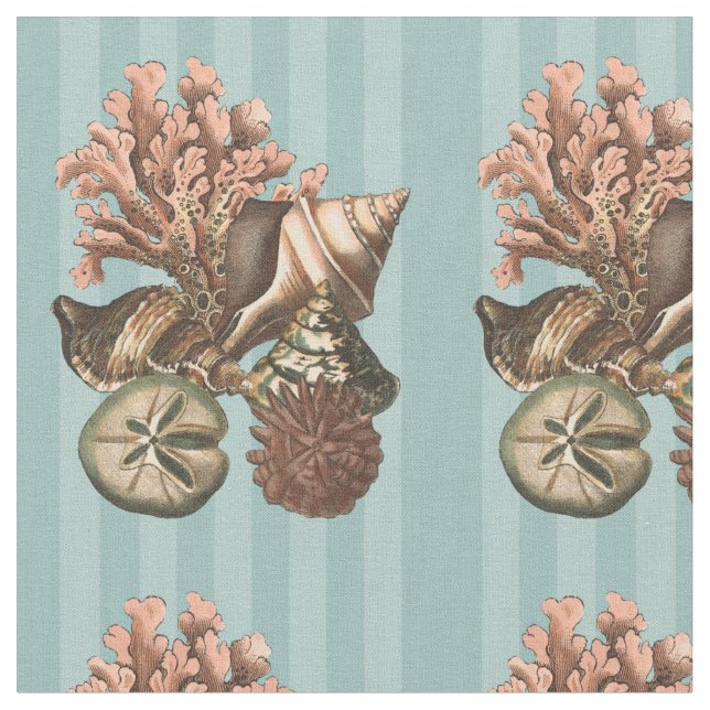 Tissu Silhouette Sea Life (Fermer)