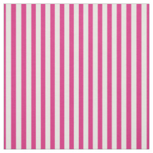 Tissu Simple Motif Fuchsia/White Trendy