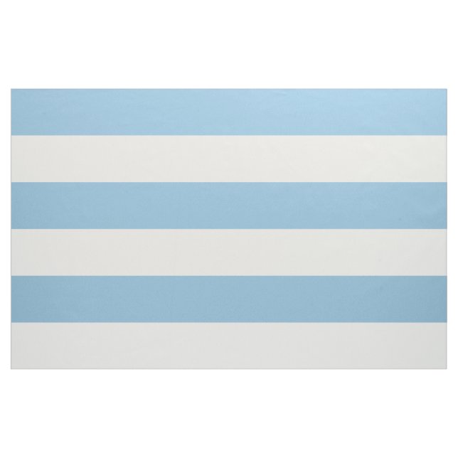 Tissu Sky Blue Wide Strips Grande échelle (Yard)