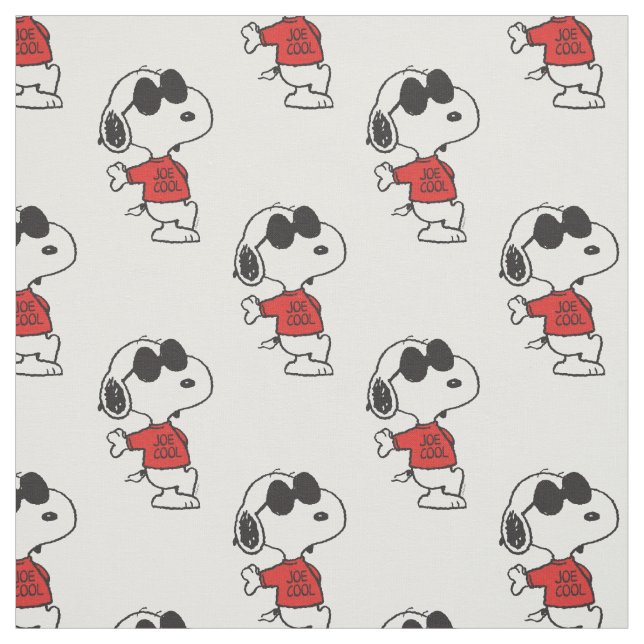 Tissu Snoopy "Joe Cool" debout (Échantillon)