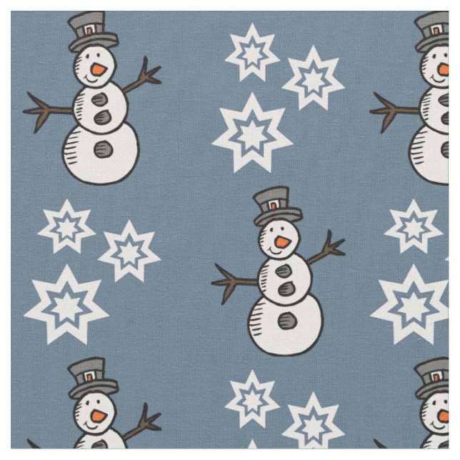Tissu Snowman (Fermer)