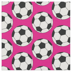 Tissu Soccer Balls Sports Pink Girls