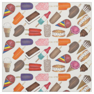 Tissu Soins d'été Crème de glace Homme Popsicles Aliment
