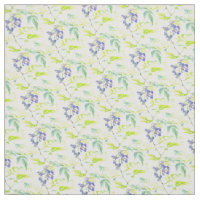 Tissu Solanum aquarelle botanique grimpant de pomm