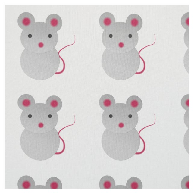 Tissu Souris bébé mignonne (Échantillon)