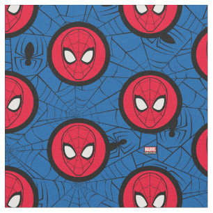Tissu Spider-Man   Logo de la tête