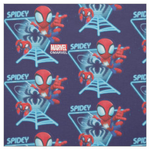 Tissu Spidey et TRACE-E Toiles Lumineuses