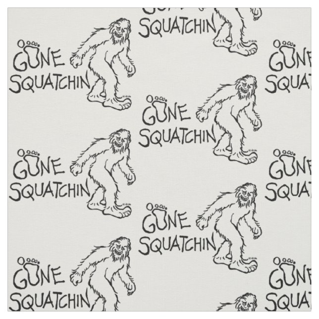 Tissu Squatchin allé (Échantillon)