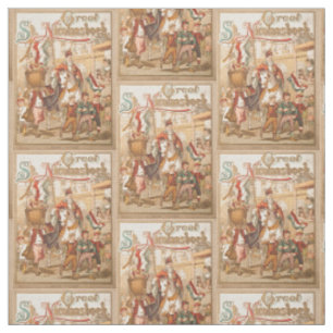 Tissu St néerlandais vintage Nick Sinterklaas de