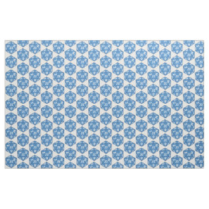 Tissu Structure bleue D20