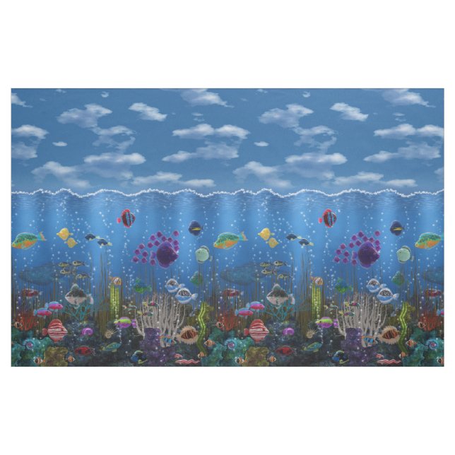Tissu Structure d'amour sous-marine (Yard)