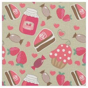 Tissu Sucres rétro