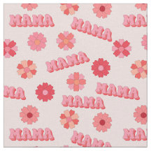 Super Hippy Mama Texte rose Word & Fleurs