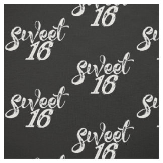 Tissu Sweet sixteen Seizième anniversaire 16e