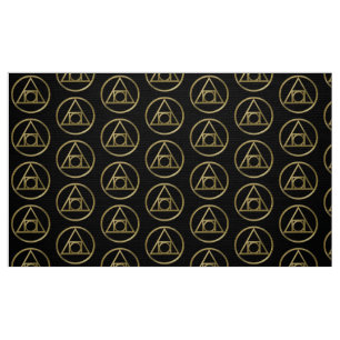 Tissu Symbole alchimique