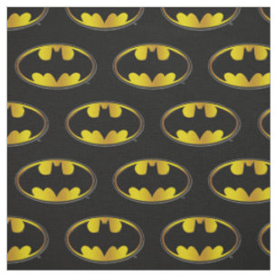 Tissu Symbole Batman   Logo de dégradé ovale
