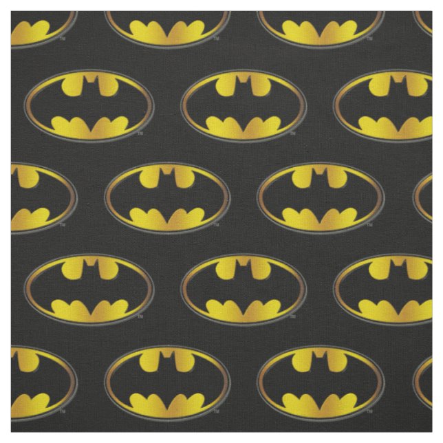 Tissu Symbole Batman | Logo de dégradé ovale (Échantillon)