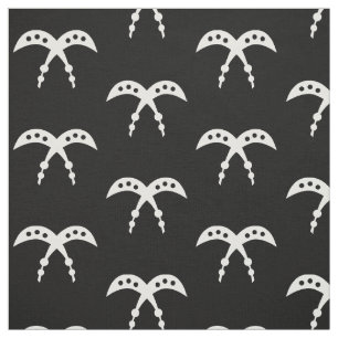 Tissu Symbole d'AKOFENA Adinkra du courage et de la