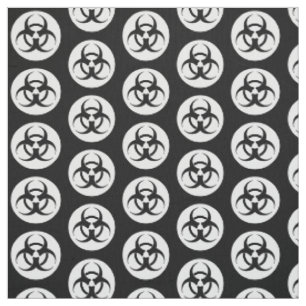 Tissu Symbole de Biohazard