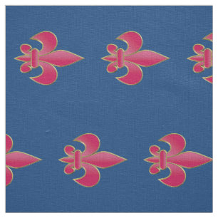 Tissu Symbole de Fleur de Lis