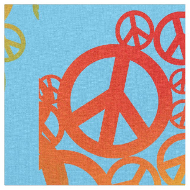 Tissu Symbole de paix arc-en-ciel Coeur (Fermer)
