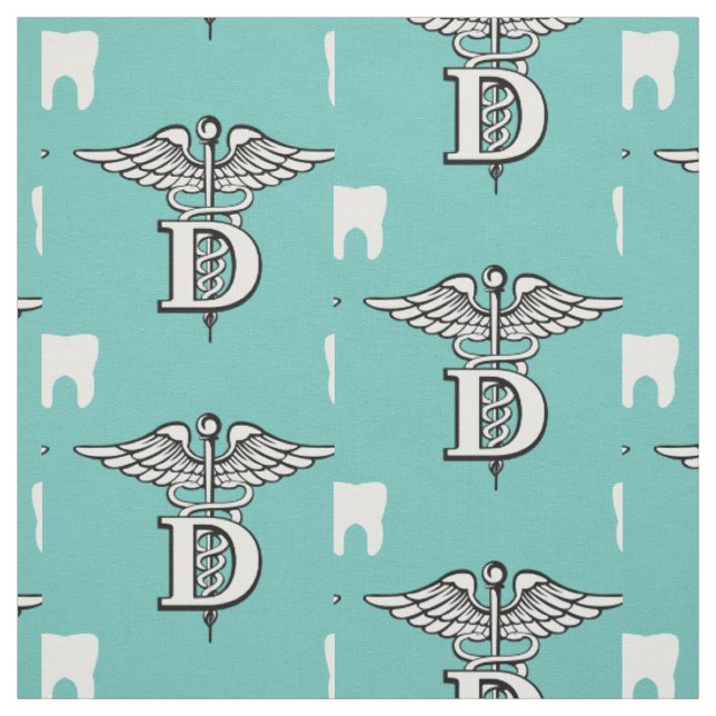 Tissu Symbole et dent de dentiste (Échantillon)