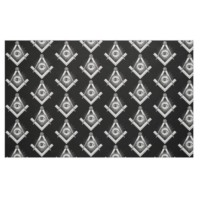 Tissu Symbole franc-maçonnerie (Fat Quarter)