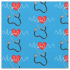 Symboles Médicales du stéthoscope de la ligne de b