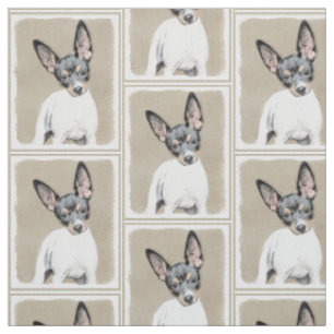 Tissu Tableau Rat Terrier - Cute Original Chien Art
