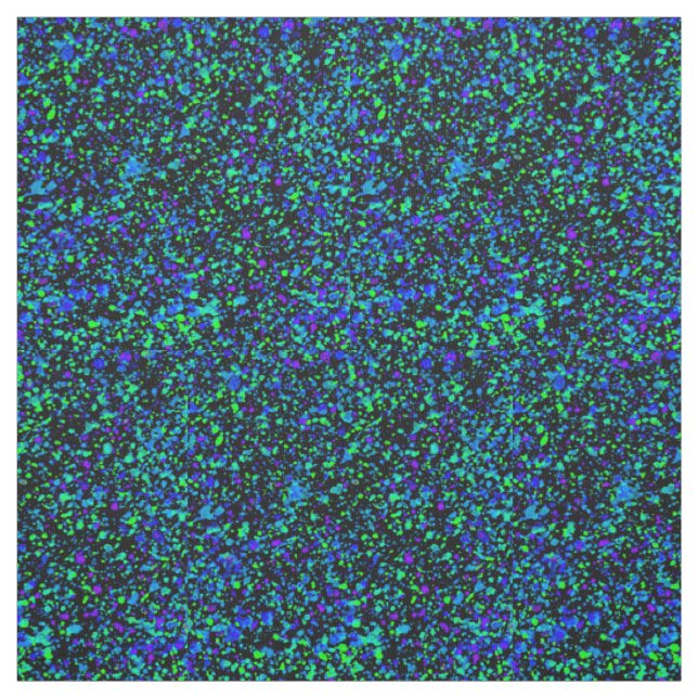 Tissu Tache Bleue - Coton Pima (Échantillon)