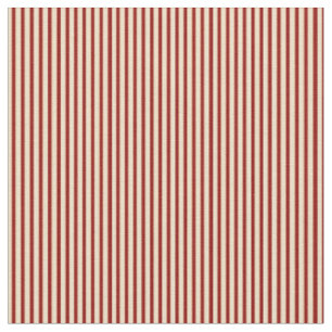 Tissu Tan & Dark Red Lines/Stripes Motif