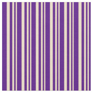 Tissu Tan et Indigo Motif couleur des bandes