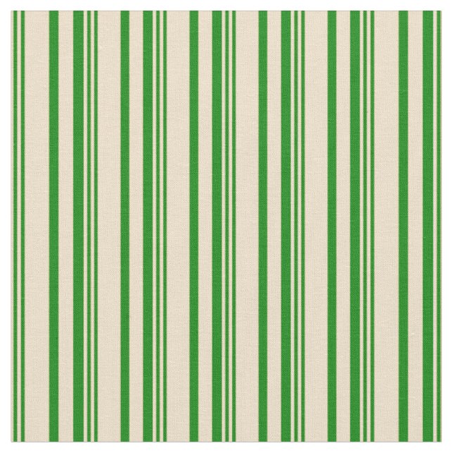 Tissu Tan et vert (Fermer)