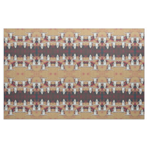 Tissu Tan Tan Motif Vintage