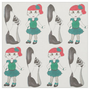 Tissu Tap Dance Classe Danseuse Fille Considérant Tapdan